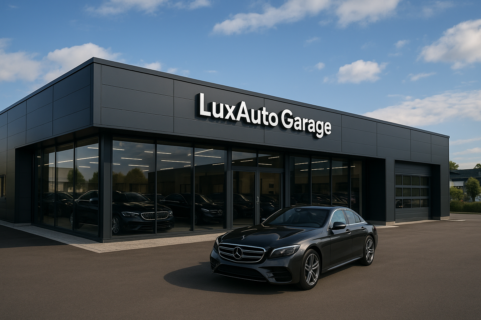 Unsere Garage – Aussenansicht